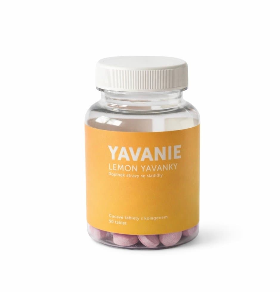 YAVANIE Lemon Yavanky - Cucavé tablety s kolagenem